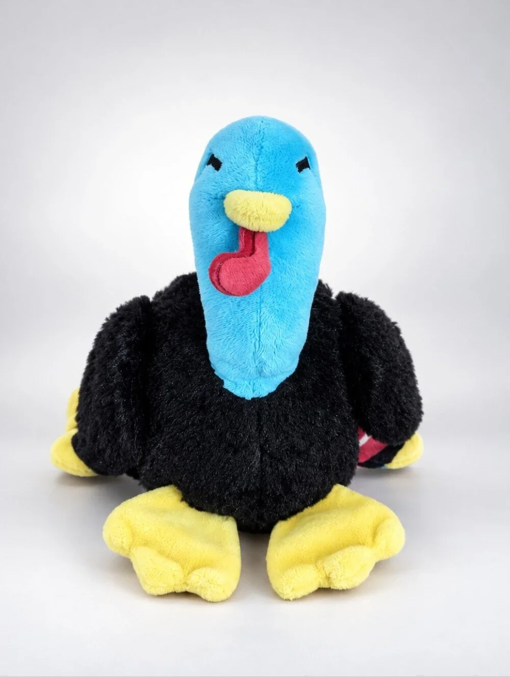 BARK BarkBox Turkey Tim Thanksgiving Plush Dog Toy Squeaky Crinkle - NWOT